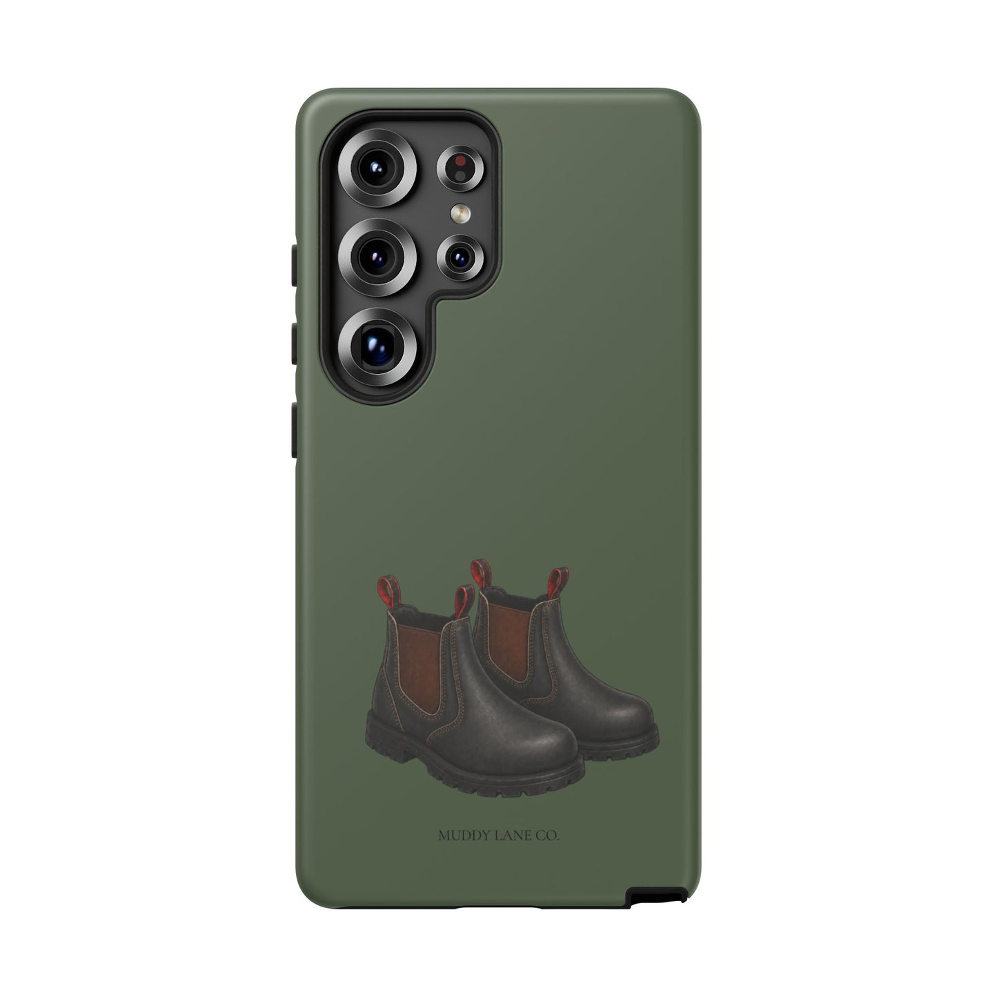 Yard Boots Tough Phone Case in Forest Green Matte