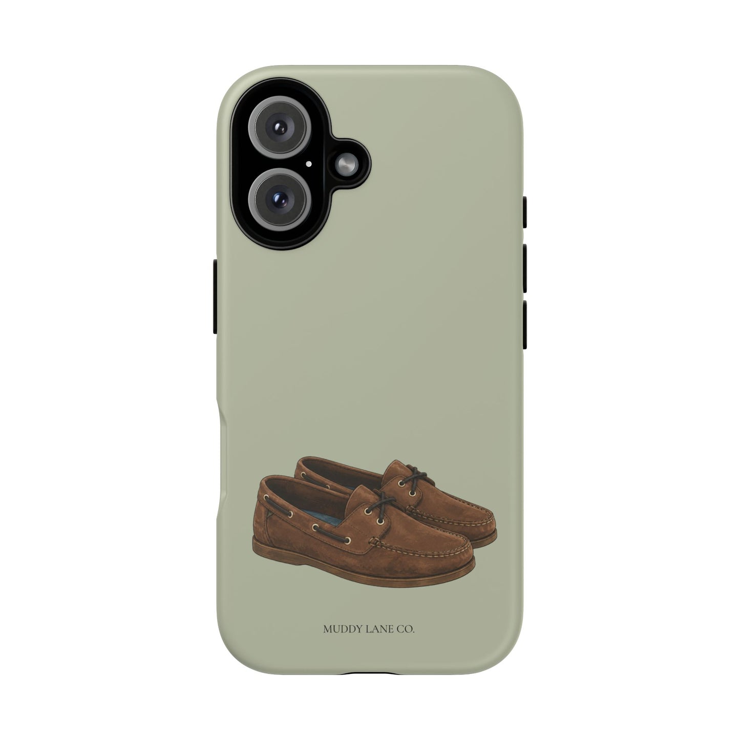 Deck Shoes Tough Phone Case in Light Sage Matte