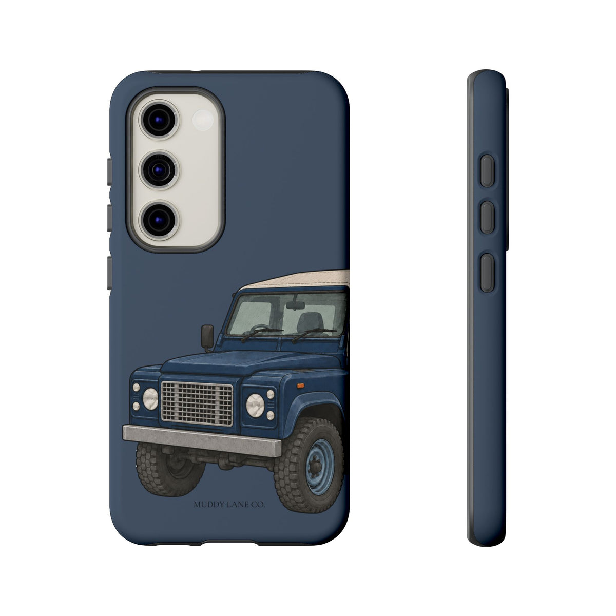 Blue Classic 4x4 Close-Up Tough Phone Case in Deep Navy Matte