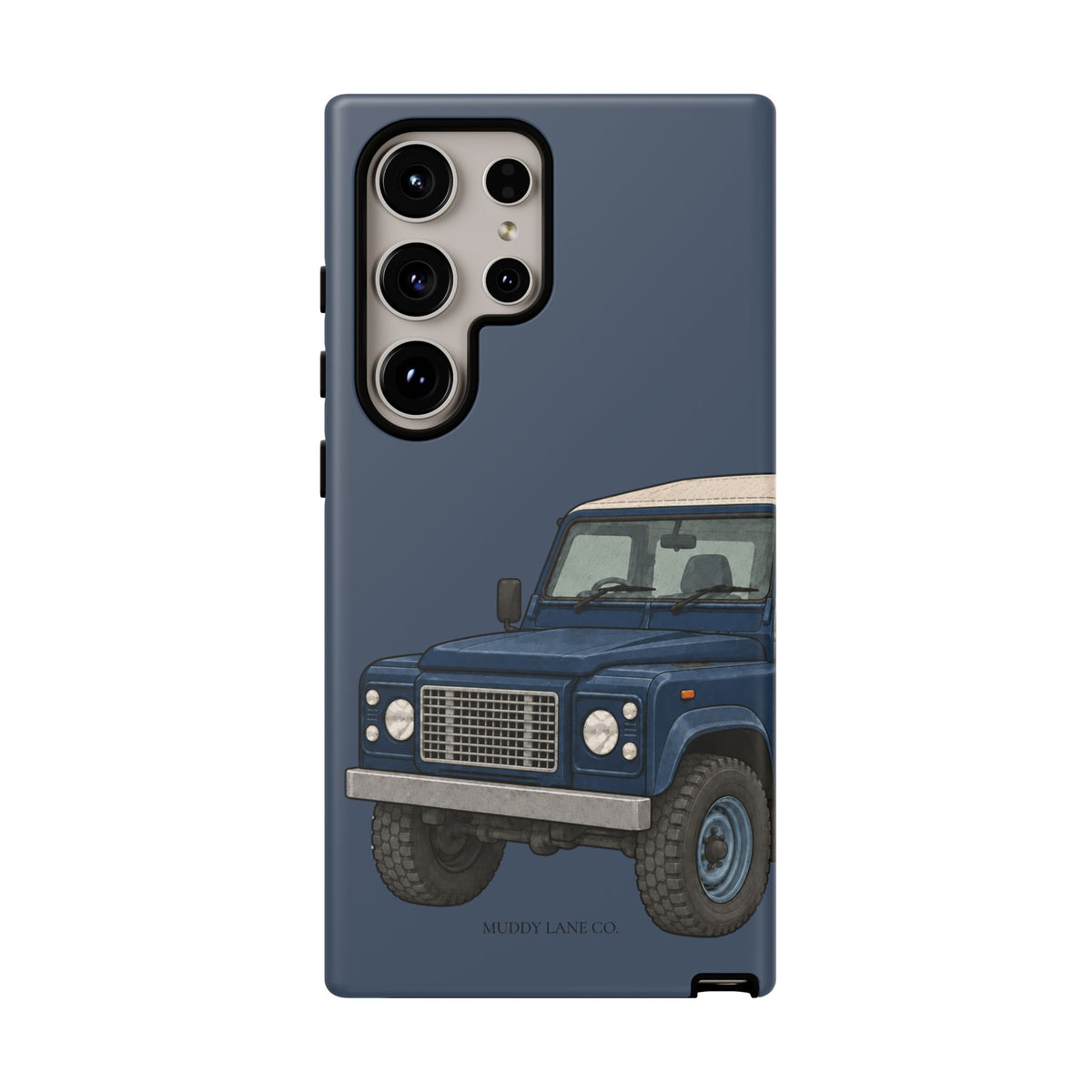 Blue Classic 4x4 Close-Up Tough Phone Case in Deep Navy Matte