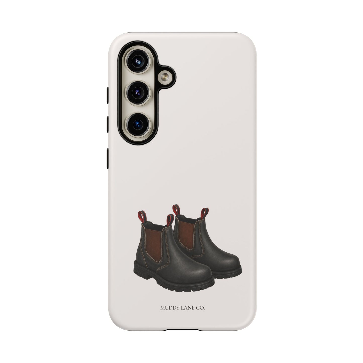 Yard Boots Tough Phone Case in Warm Cream Matte