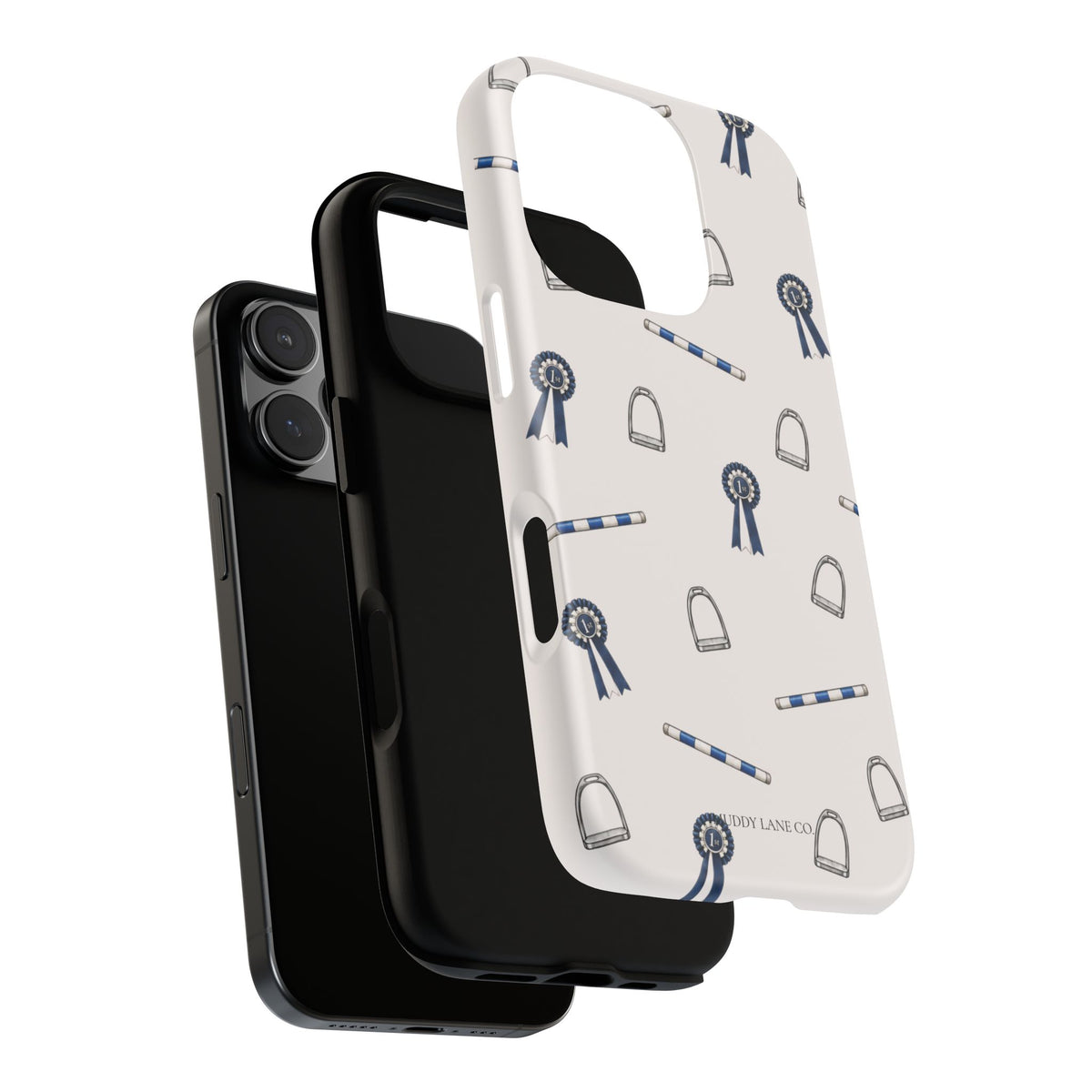 Show Day Pattern Tough Phone Case in Warm Cream Matte