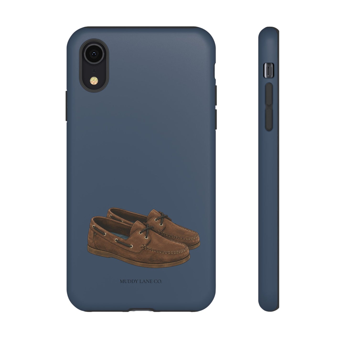 Deck Shoes Tough Phone Case in Deep Navy Matte