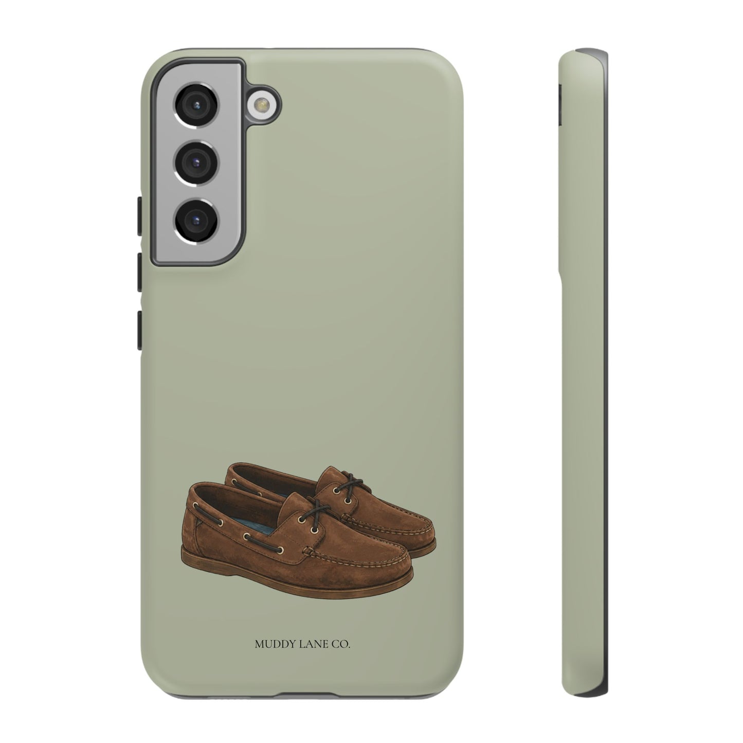 Deck Shoes Tough Phone Case in Light Sage Matte