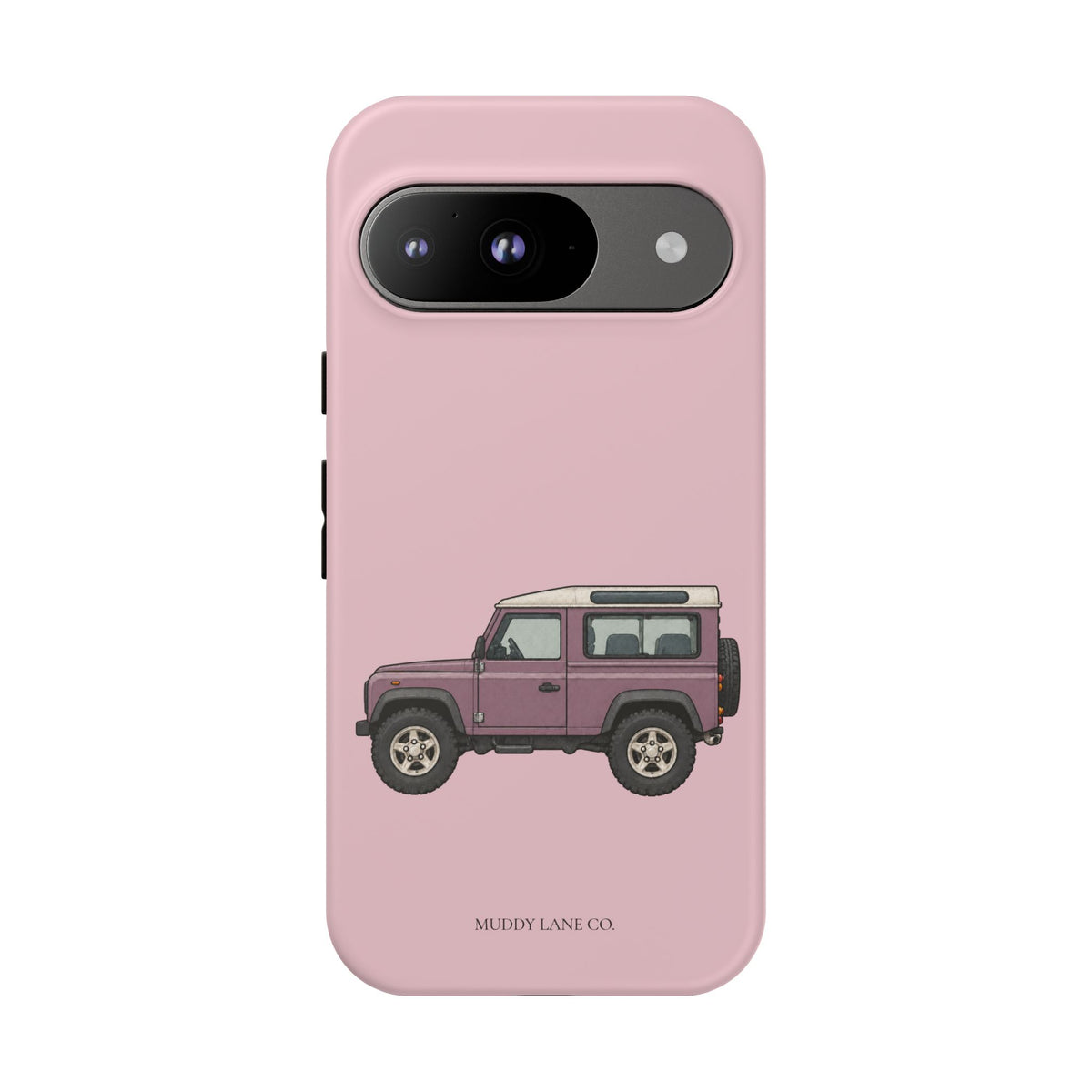 Pink Classic 4x4 Tough Phone Case in Soft Rosette Pink Matte
