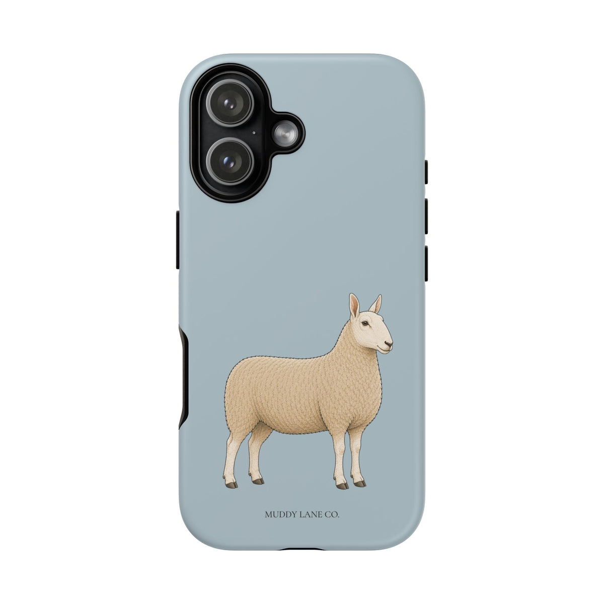 Border Leicester Tough Phone Case in Dusty Blue Matte