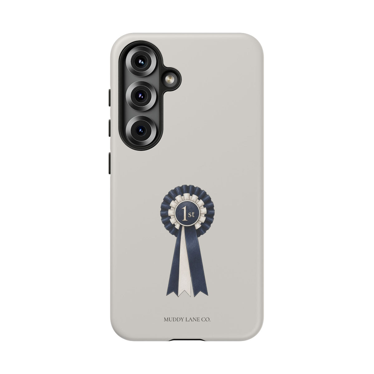 Rosette Tough Phone Case in Soft Grey Matte
