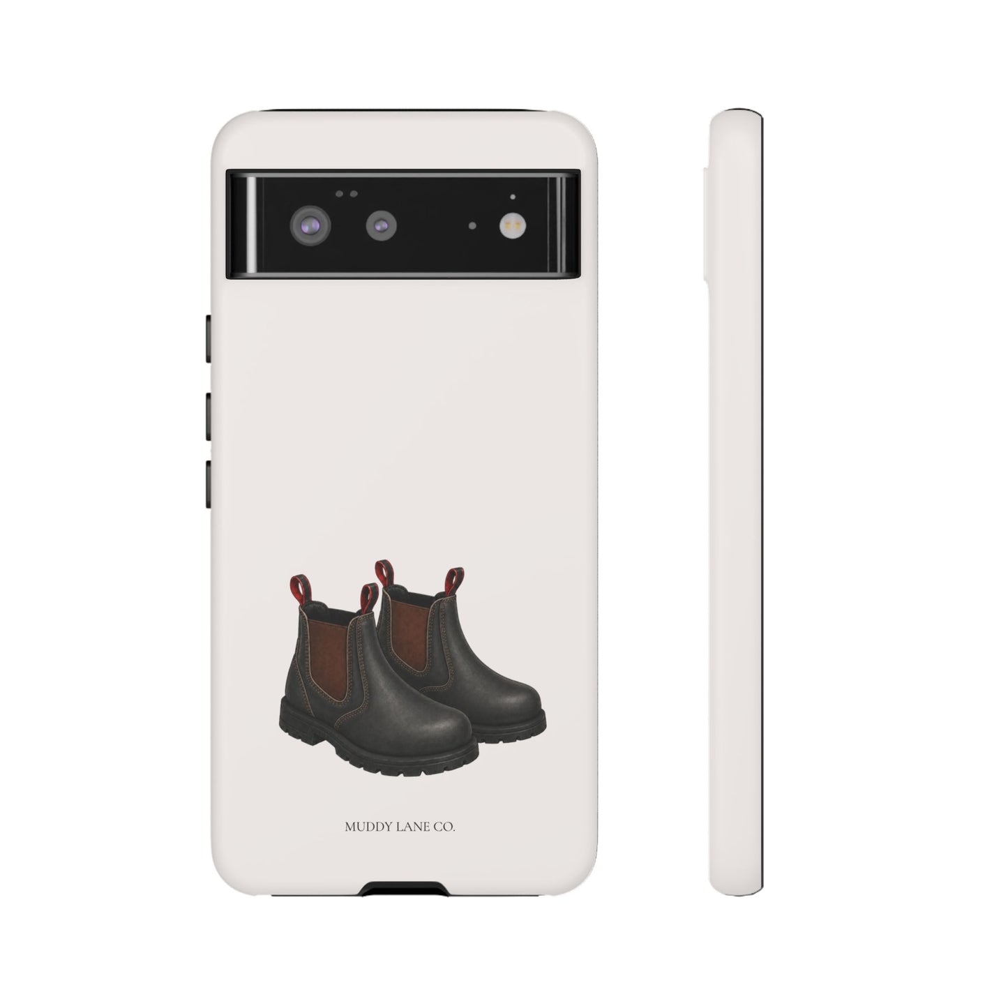 Yard Boots Tough Phone Case in Warm Cream Matte