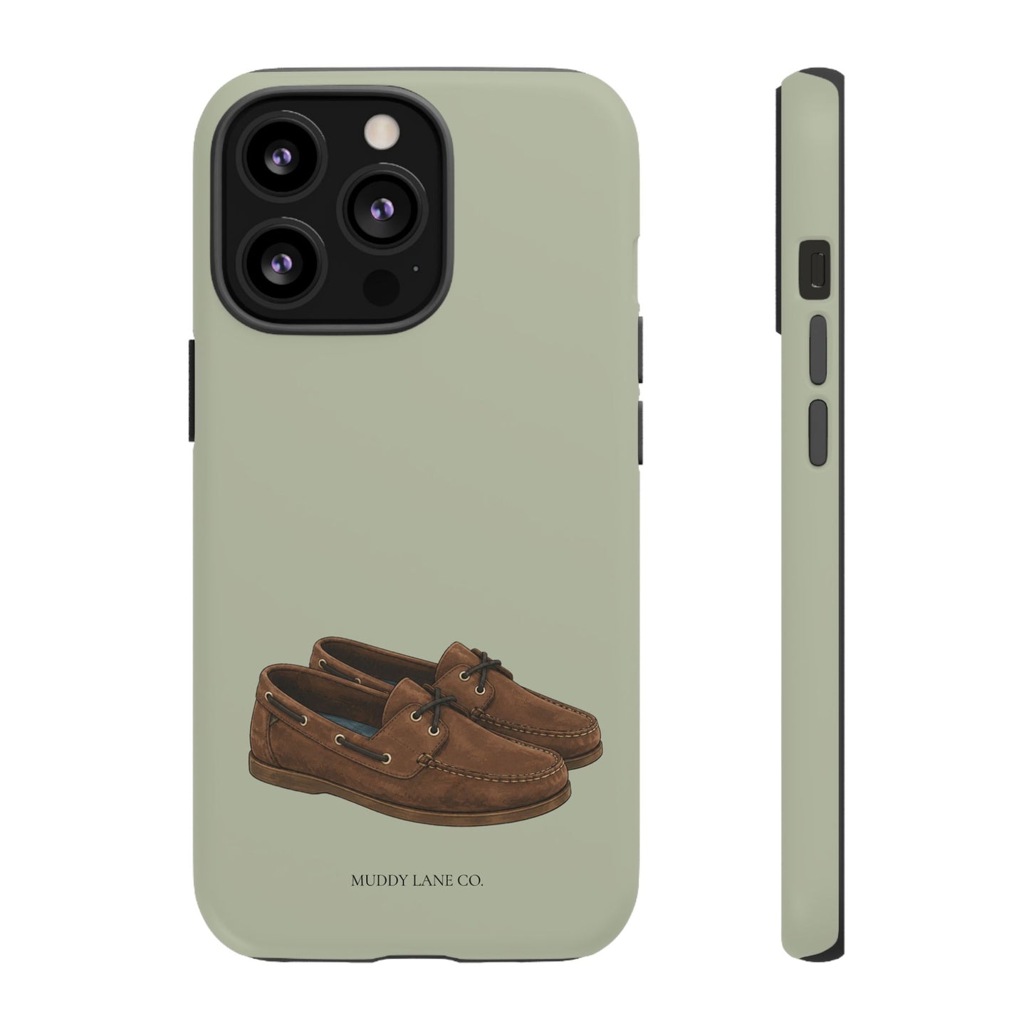 Deck Shoes Tough Phone Case in Light Sage Matte