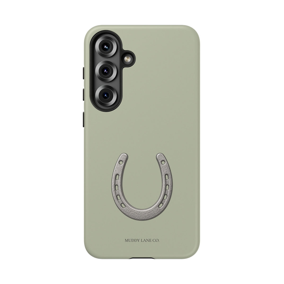 Horseshoe Tough Phone Case in Light Sage Matte