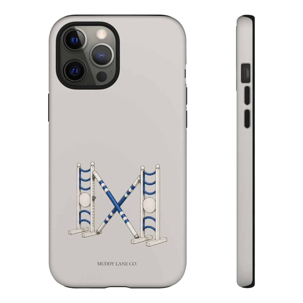 Show Jump Tough Phone Case in Soft Grey Matte