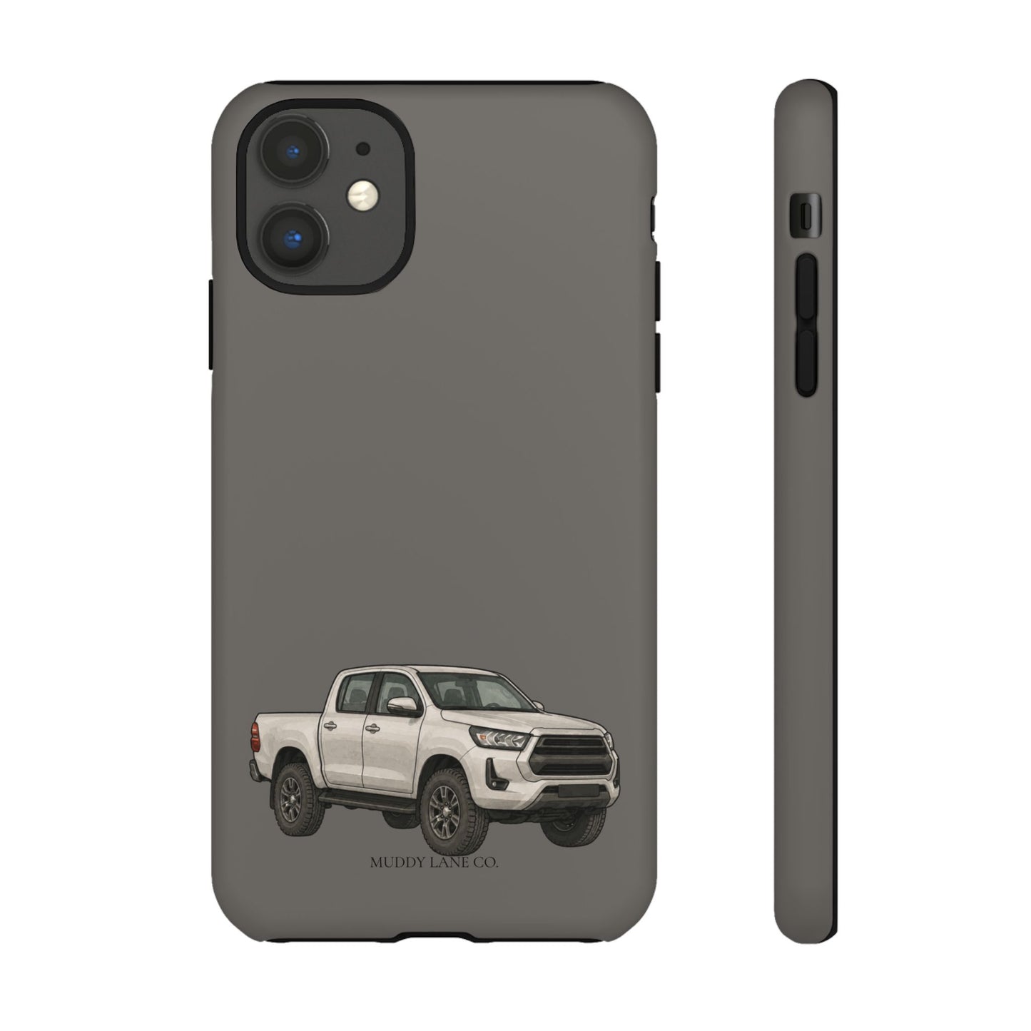 Farm Truck Tough Phone Case in Dark Grey Matte