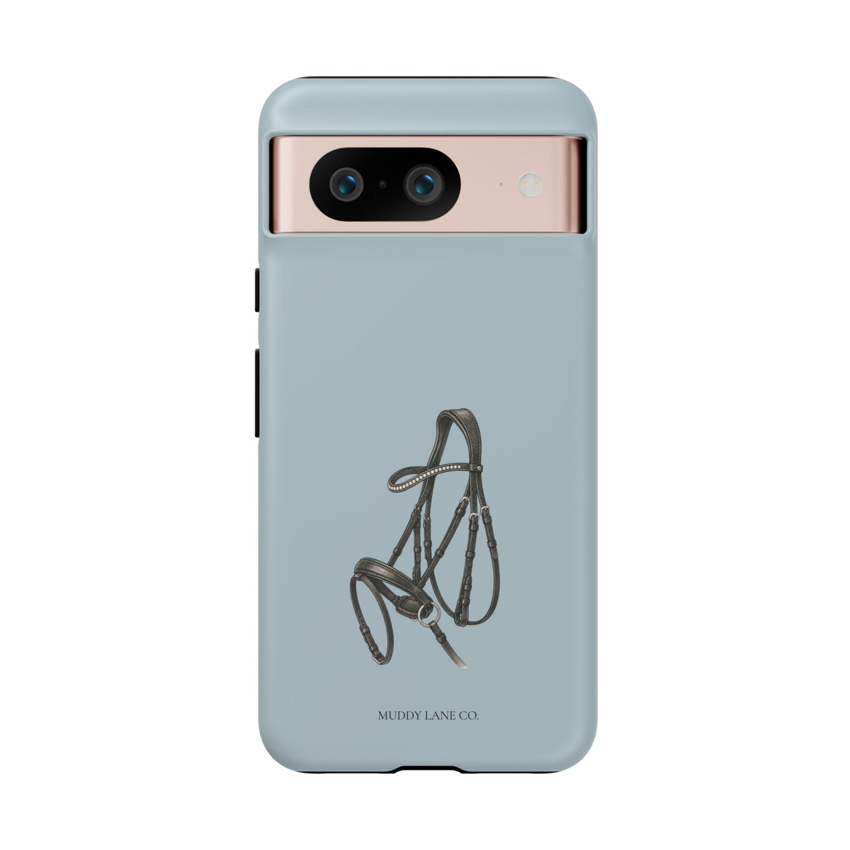 Bridle Tough Phone Case in Dusty Blue Matte