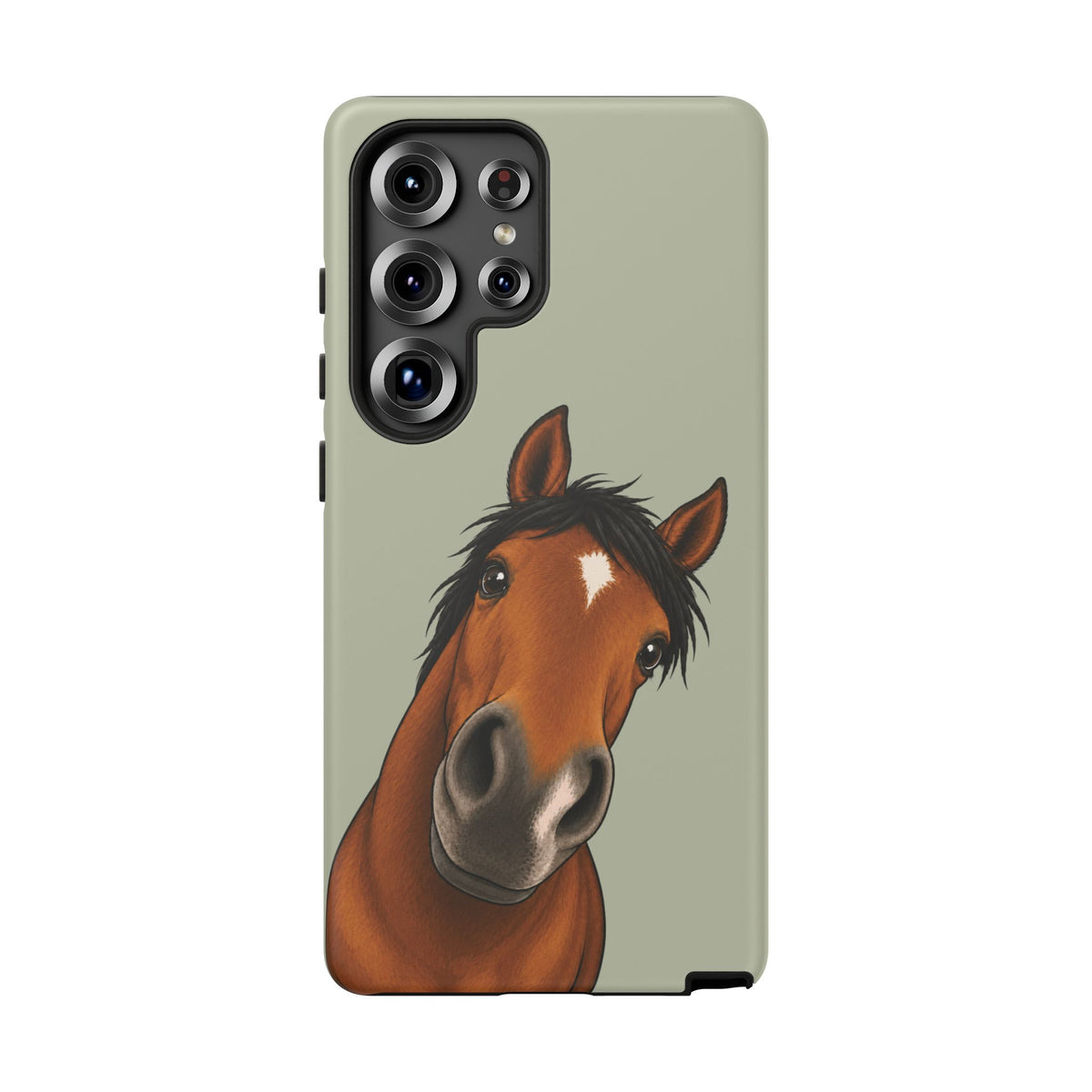 Boop Horse Tough Phone Case in Light Sage Matte