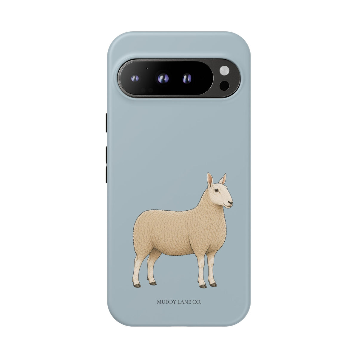Border Leicester Tough Phone Case in Dusty Blue Matte