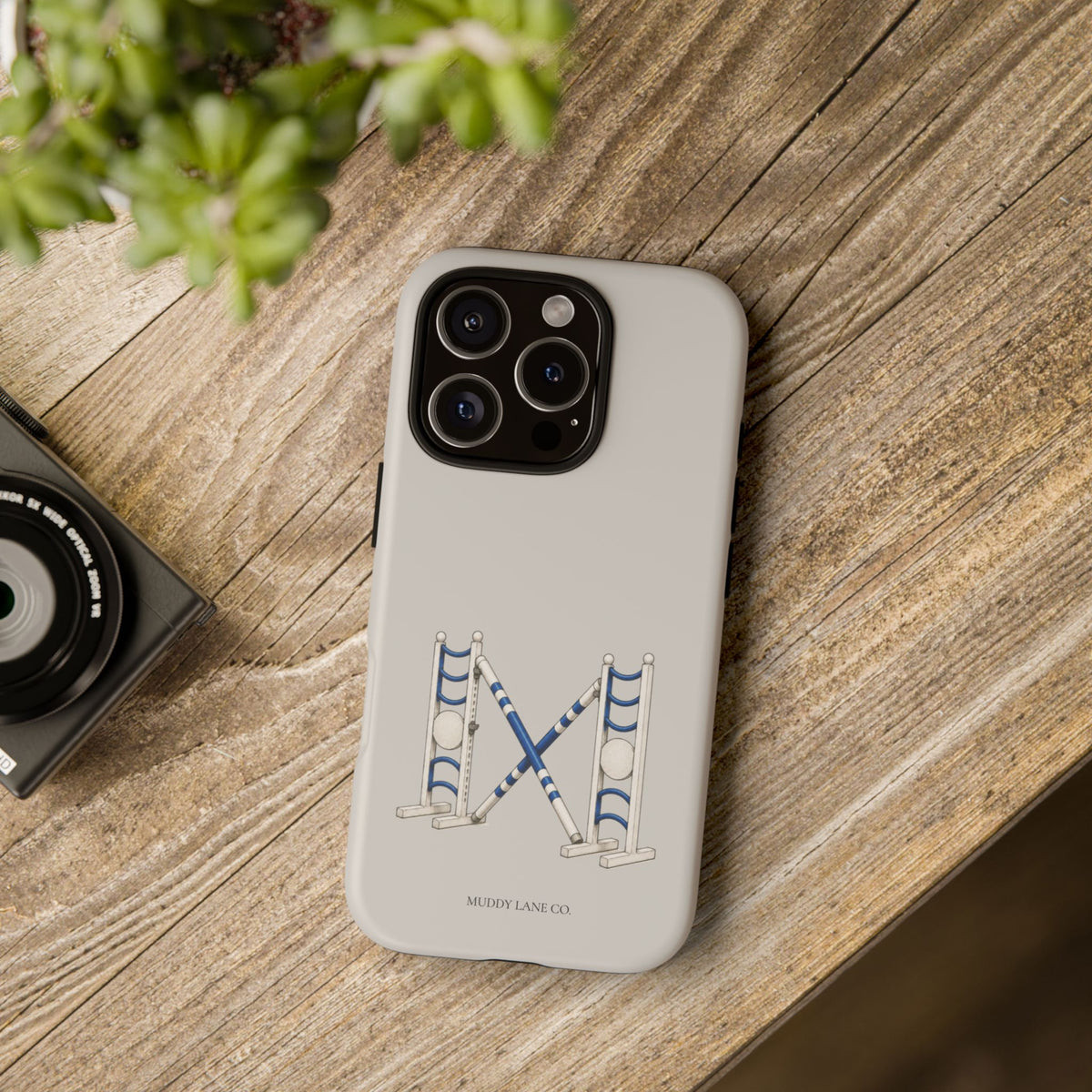 Show Jump Tough Phone Case in Soft Grey Matte