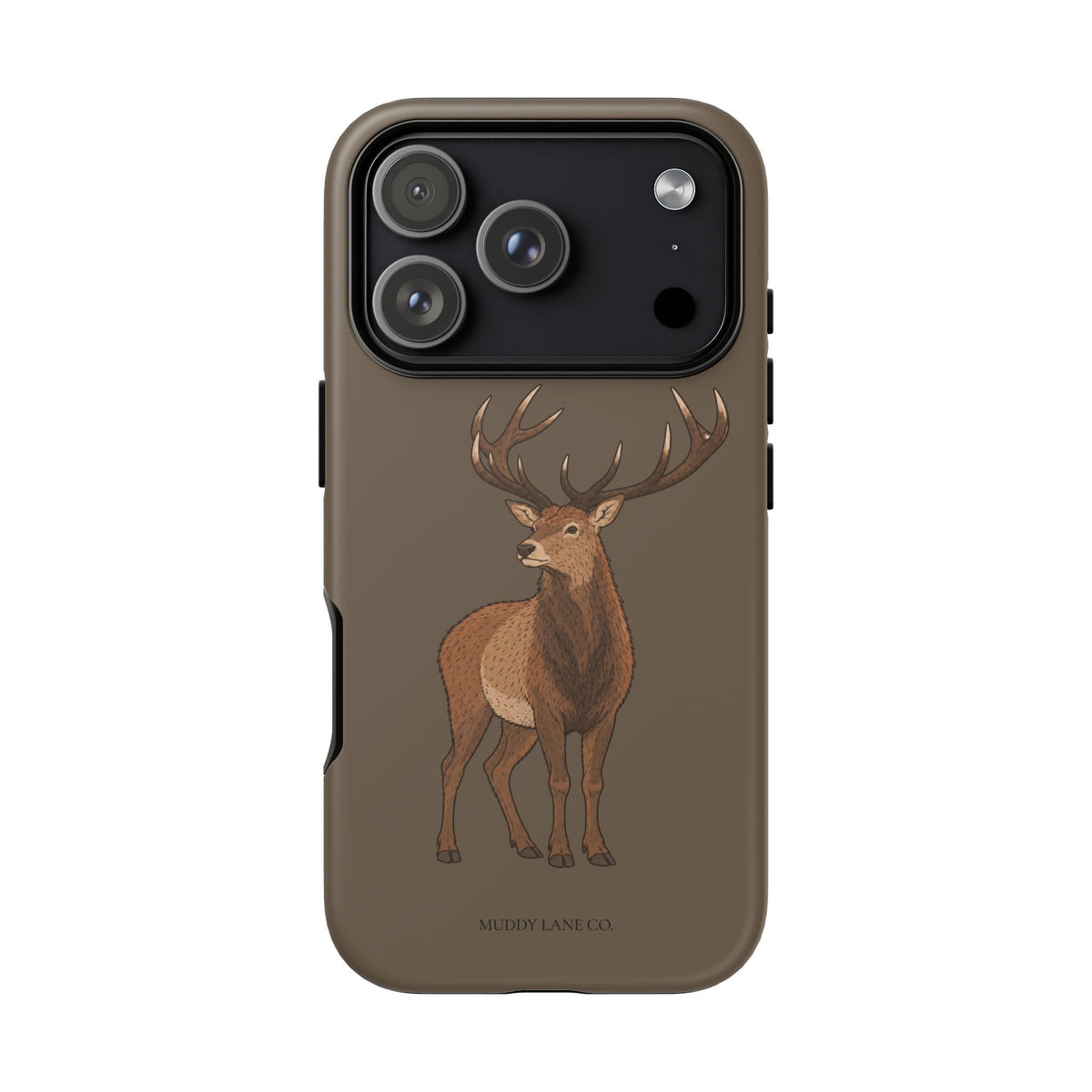Stag Tough Phone Case in Taupe Brown Matte