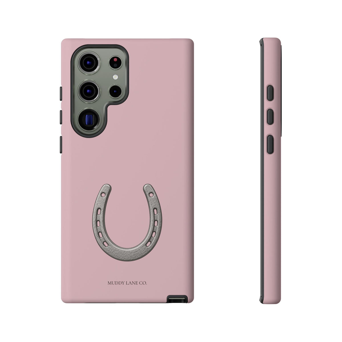 Horseshoe Tough Phone Case in Soft Rosette Pink Matte