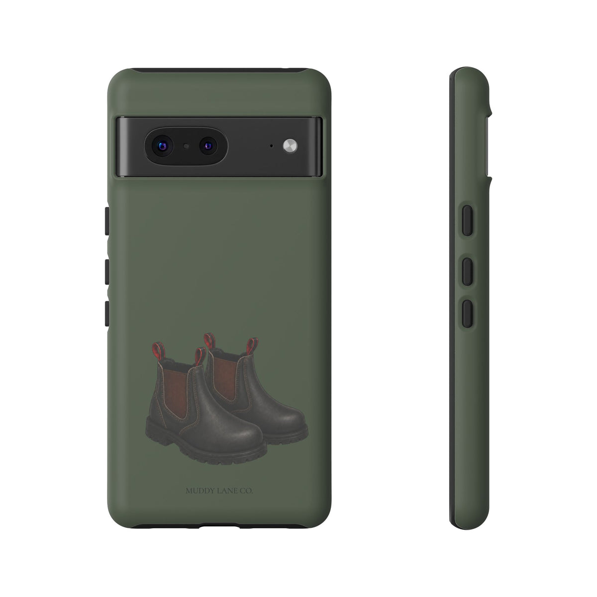 Yard Boots Tough Phone Case in Forest Green Matte