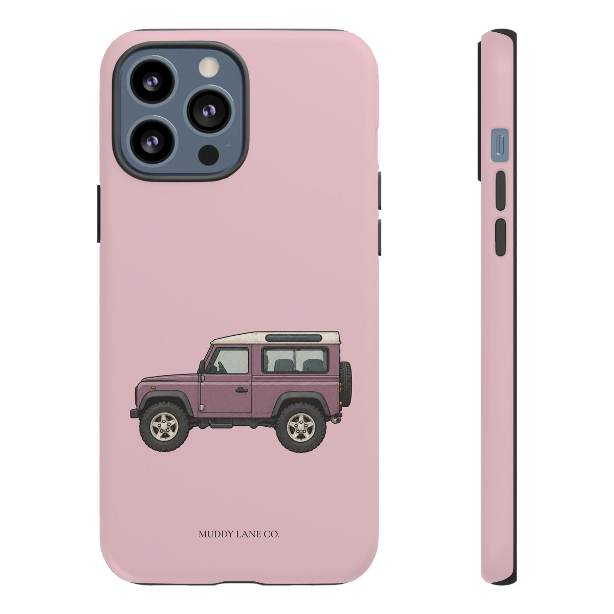 Pink Classic 4x4 Tough Phone Case in Soft Rosette Pink Matte