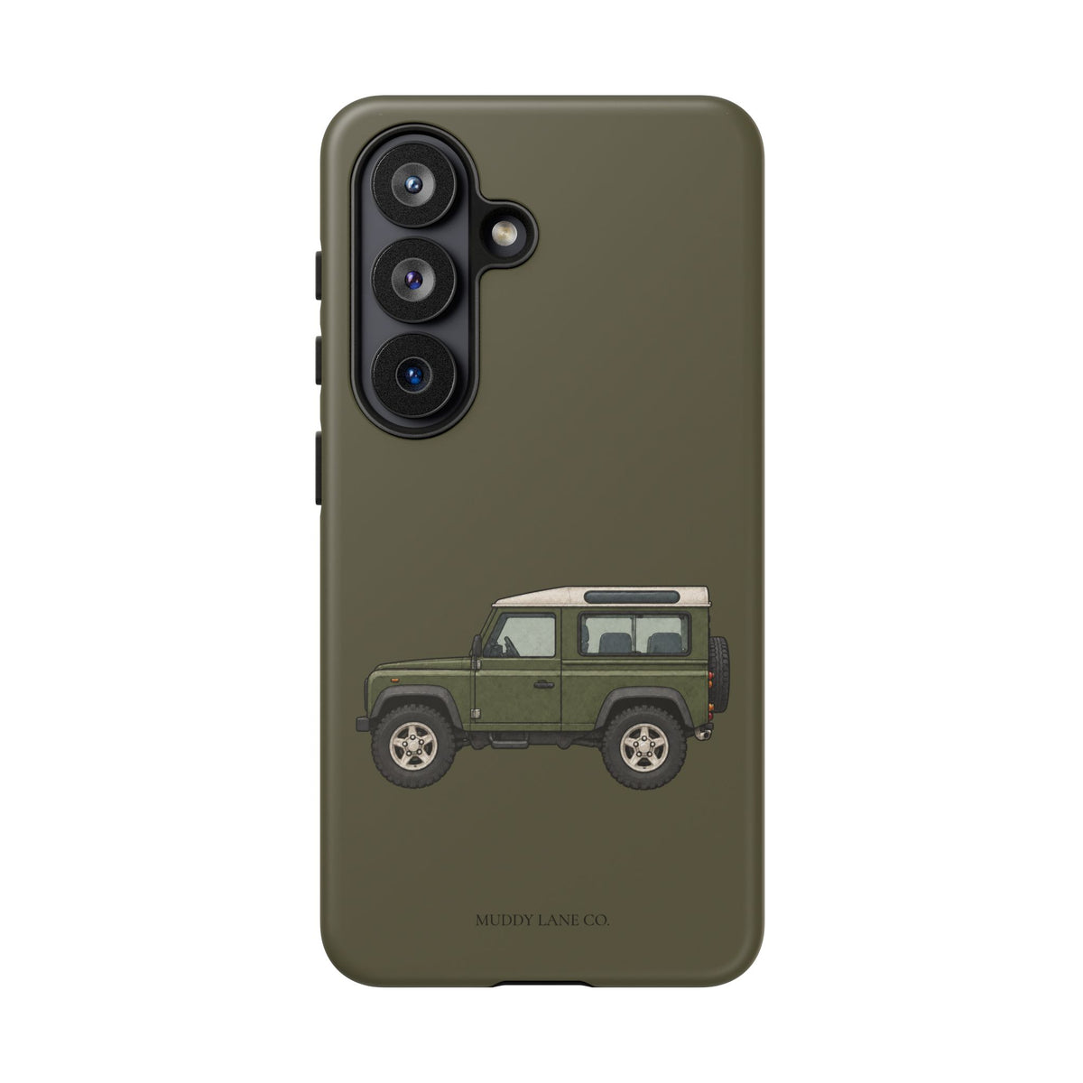Green Classic 4x4 Tough Phone Case in Muddy Green Matte