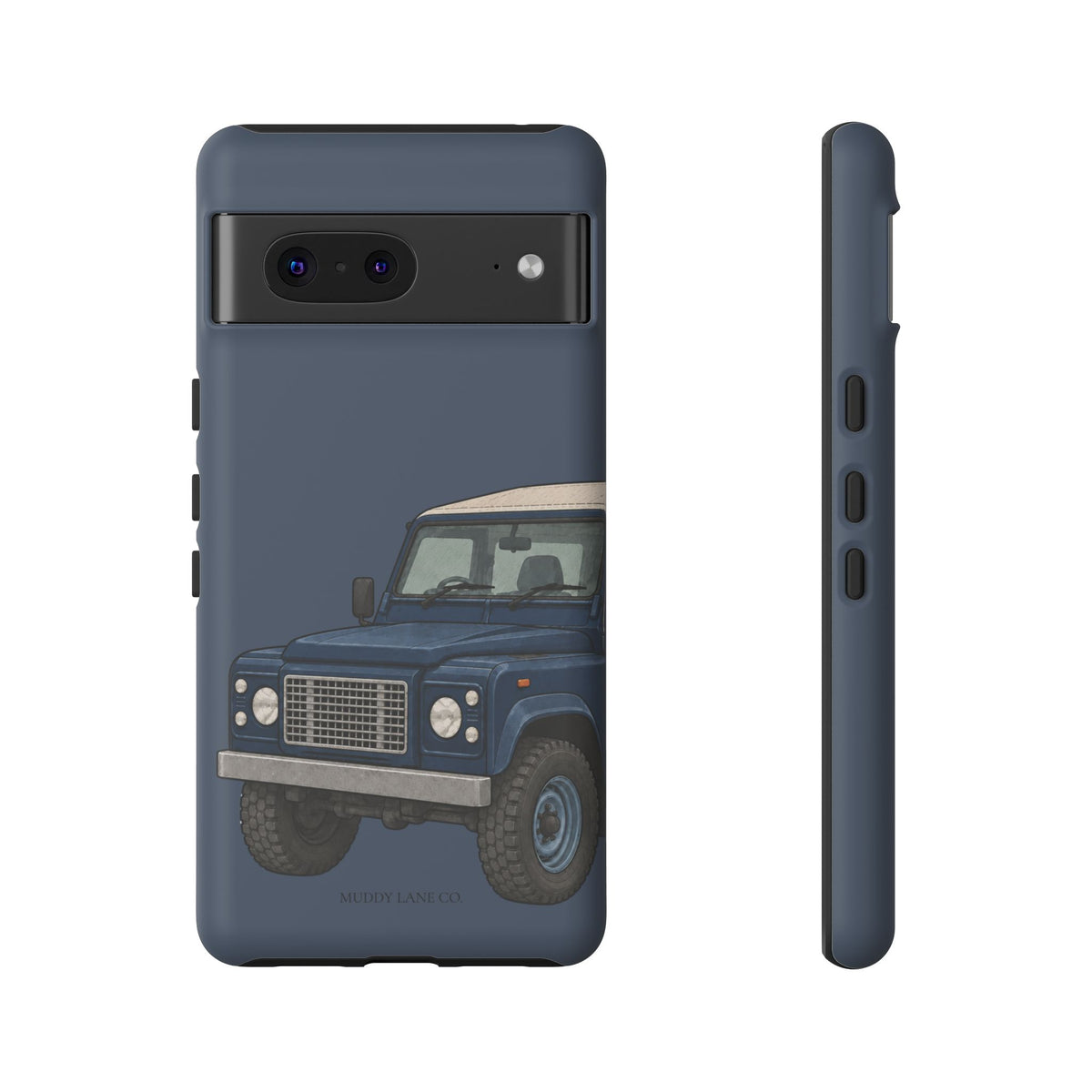 Blue Classic 4x4 Close-Up Tough Phone Case in Deep Navy Matte
