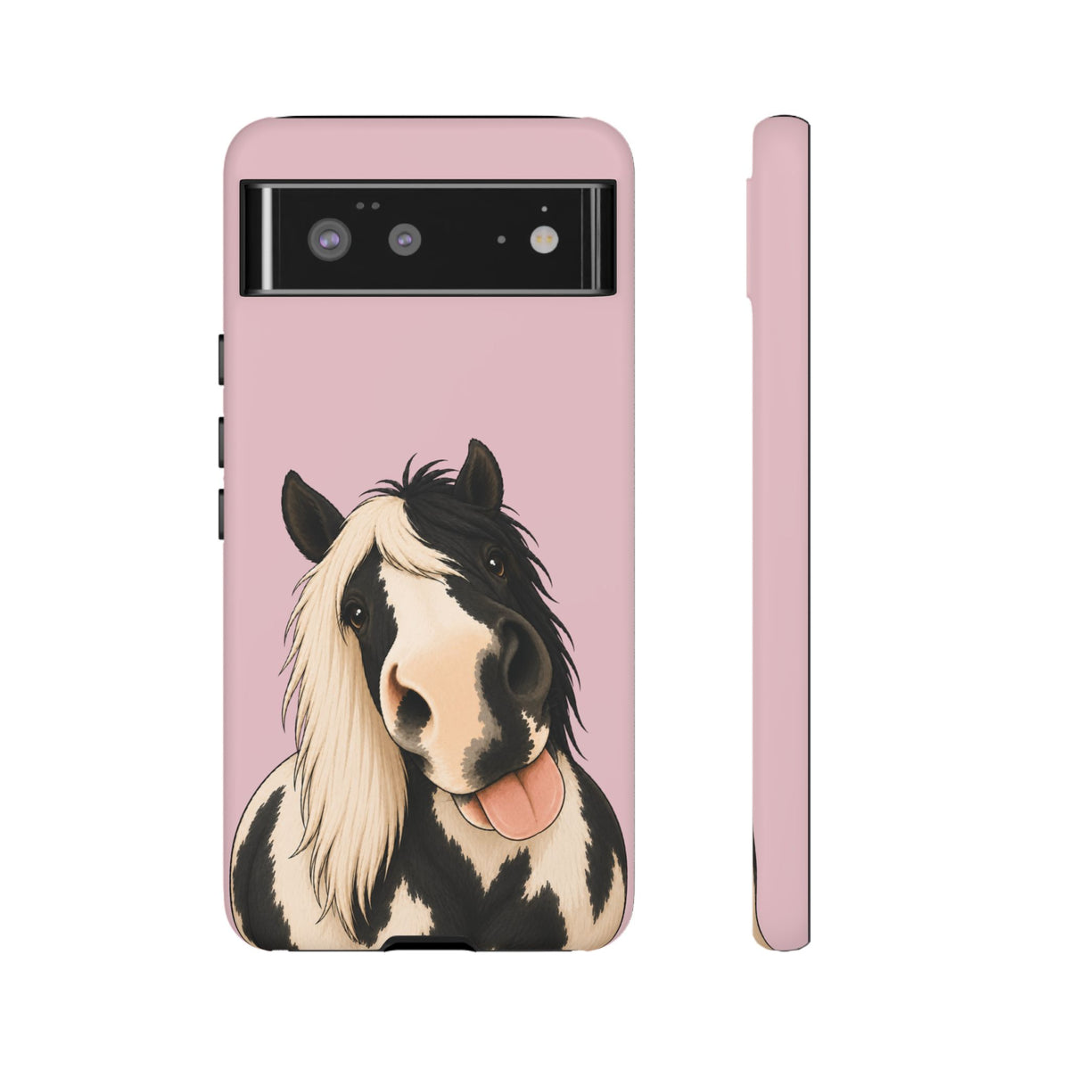 Cheeky Cob Tough Phone Case in Soft Rosette Pink Matte