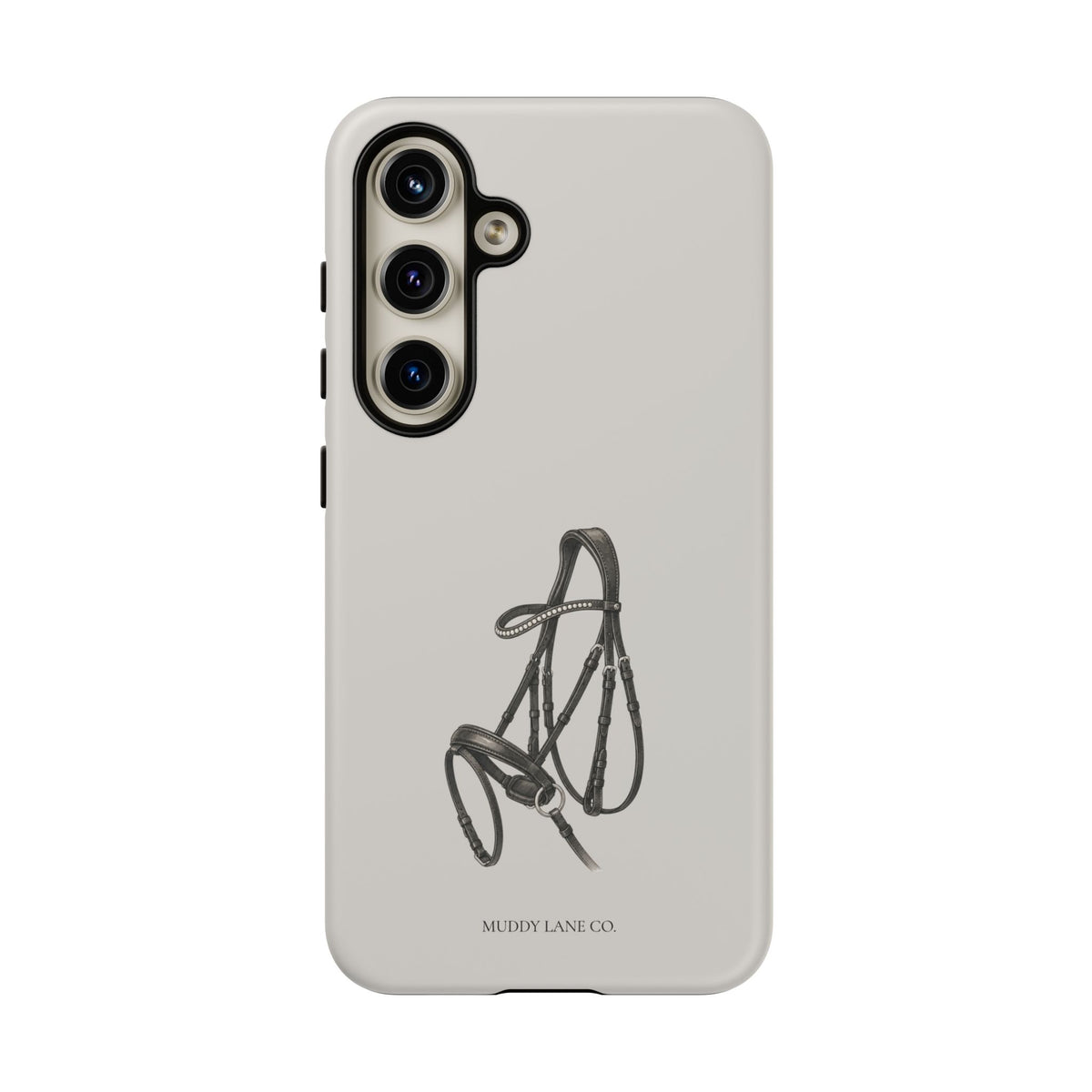 Bridle Tough Phone Case in Soft Grey Matte