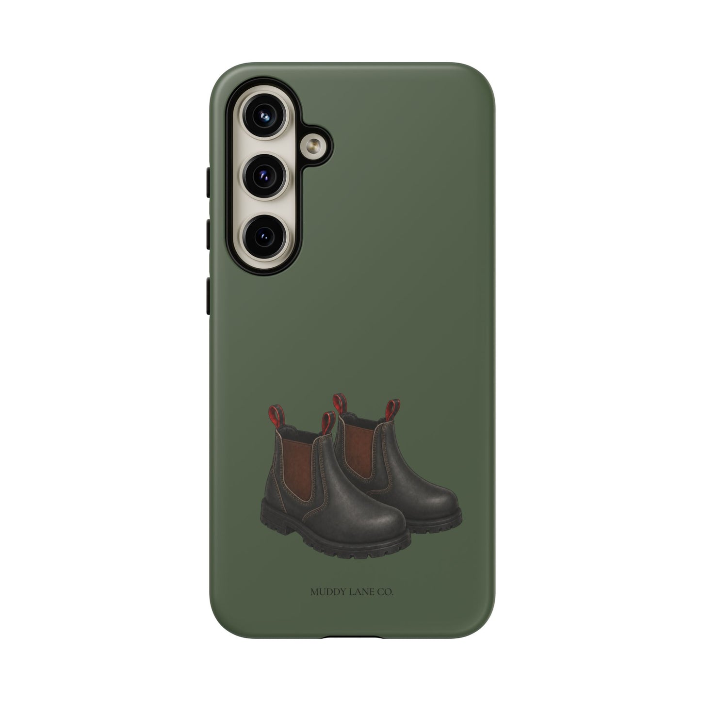 Yard Boots Tough Phone Case in Forest Green Matte
