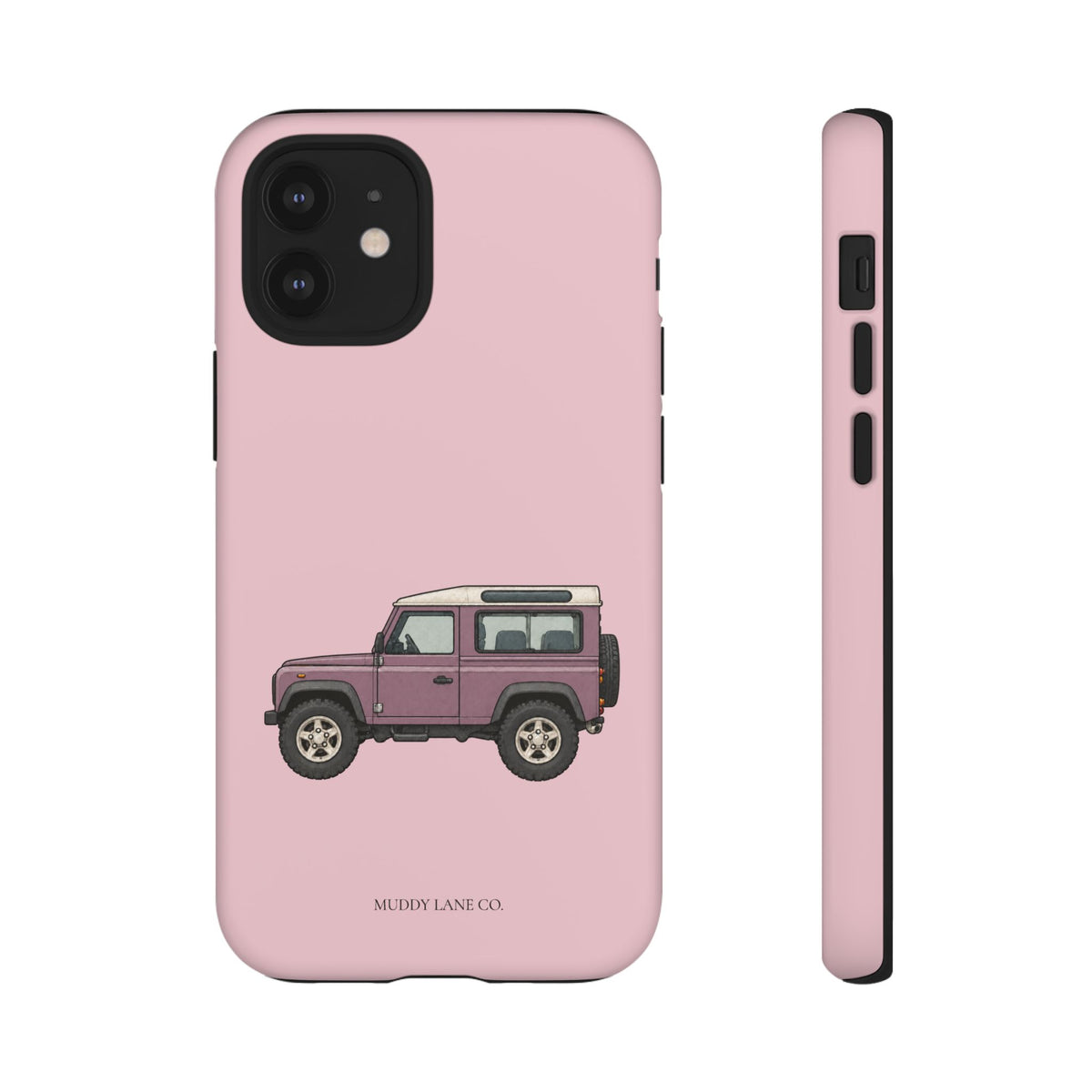 Pink Classic 4x4 Tough Phone Case in Soft Rosette Pink Matte