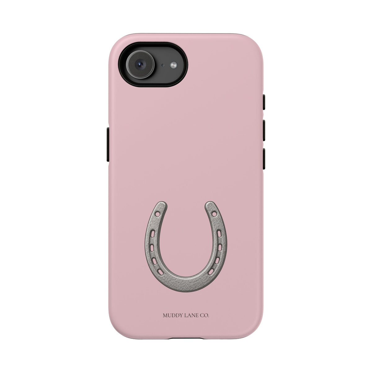 Horseshoe Tough Phone Case in Soft Rosette Pink Matte
