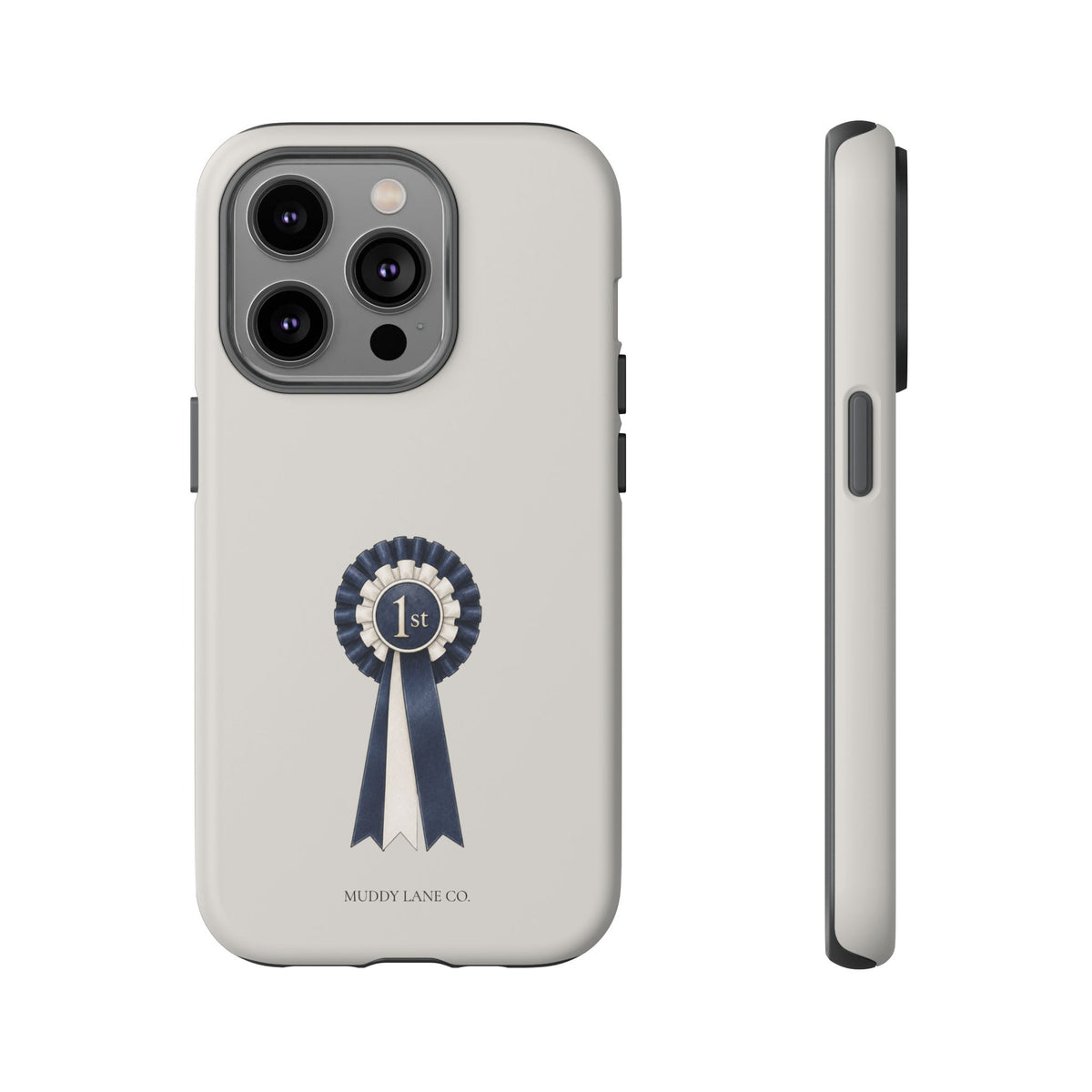 Rosette Tough Phone Case in Soft Grey Matte