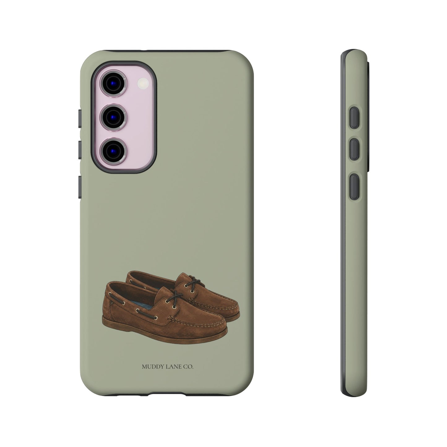 Deck Shoes Tough Phone Case in Light Sage Matte