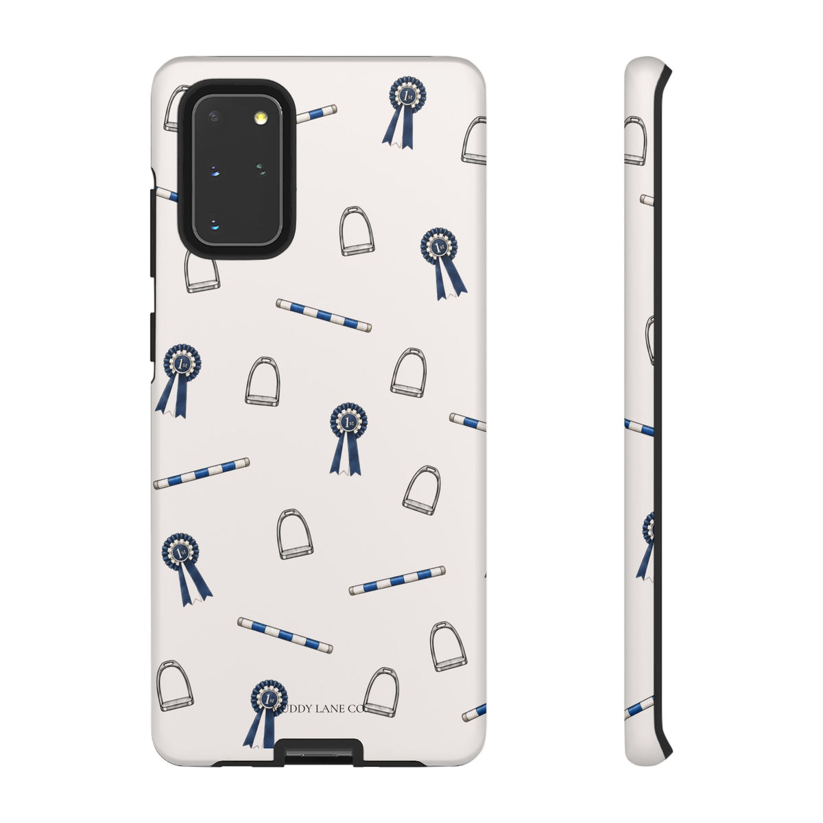 Show Day Pattern Tough Phone Case in Warm Cream Matte