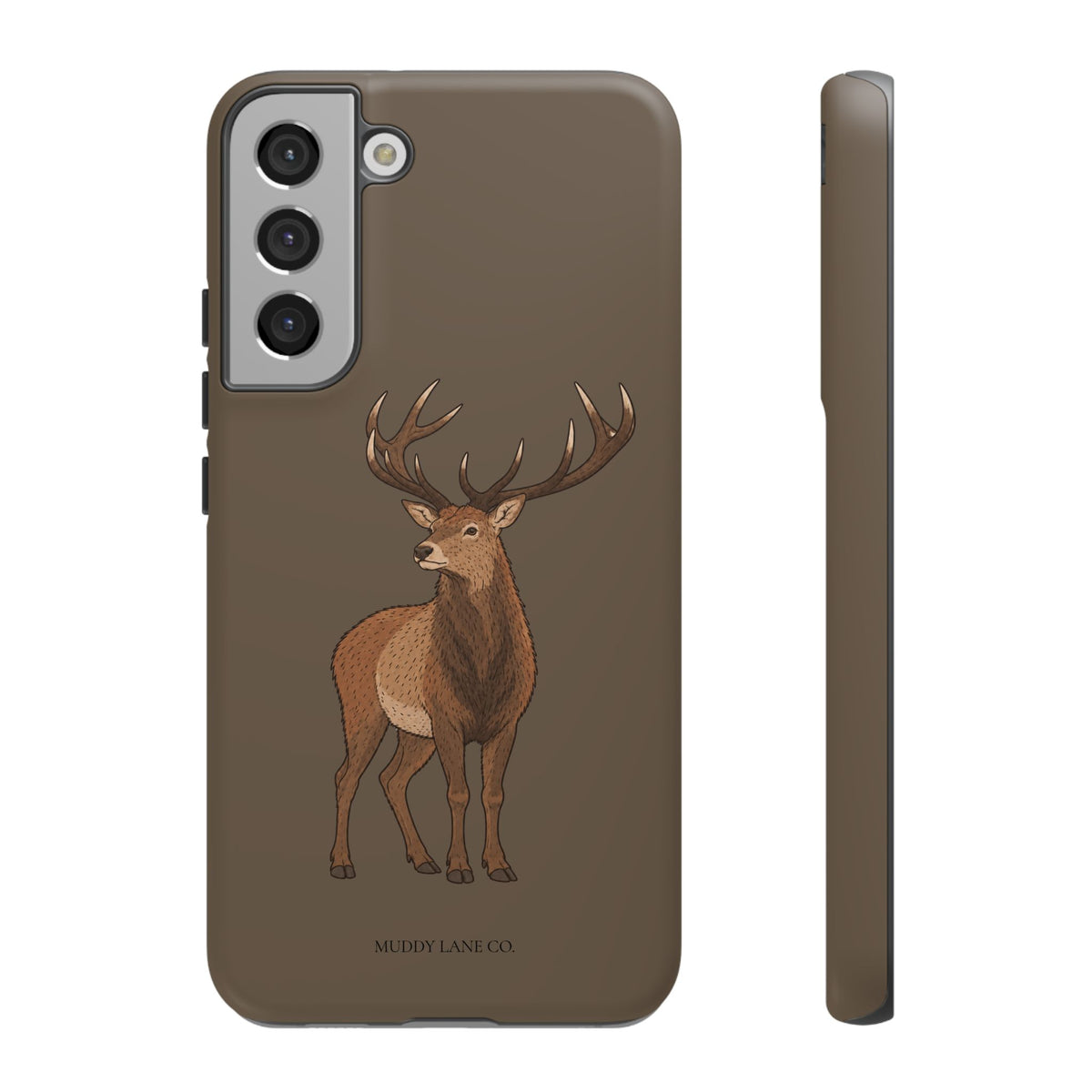 Stag Tough Phone Case in Taupe Brown Matte