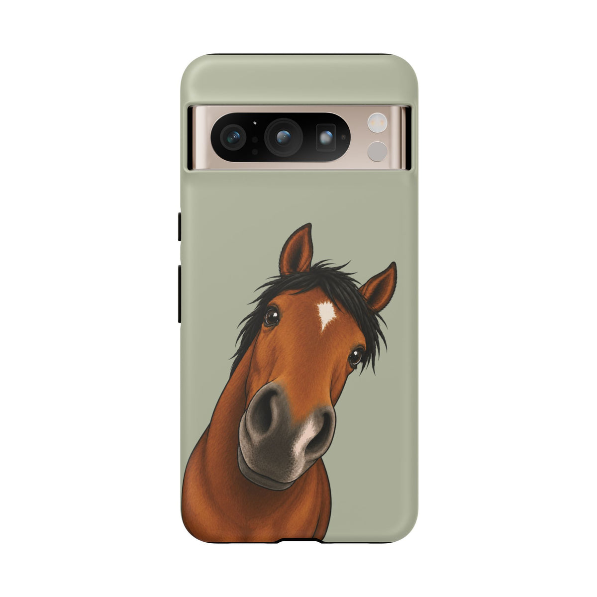 Boop Horse Tough Phone Case in Light Sage Matte