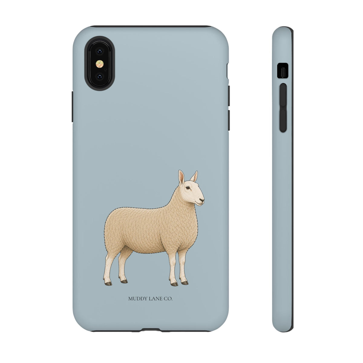 Border Leicester Tough Phone Case in Dusty Blue Matte