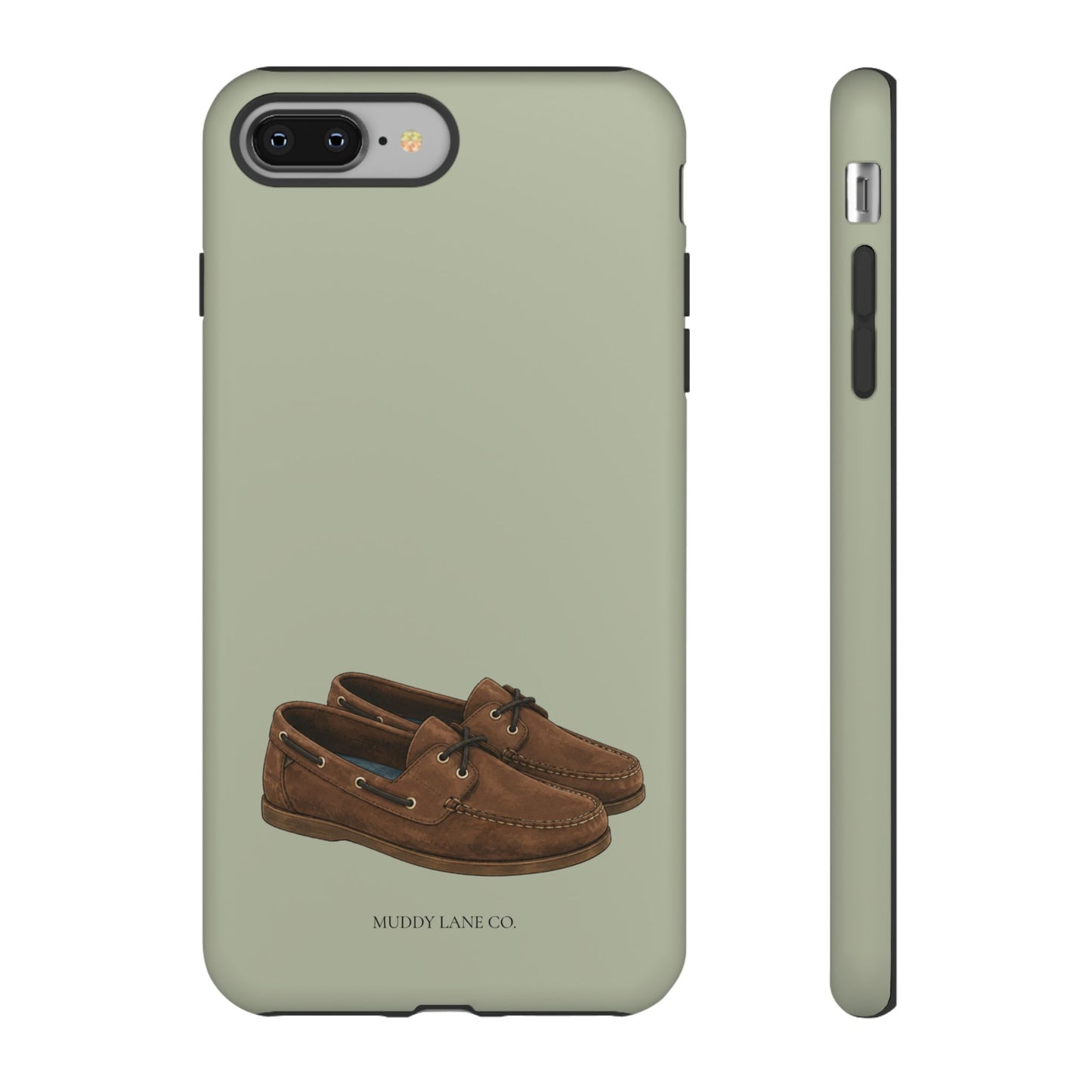 Deck Shoes Tough Phone Case in Light Sage Matte