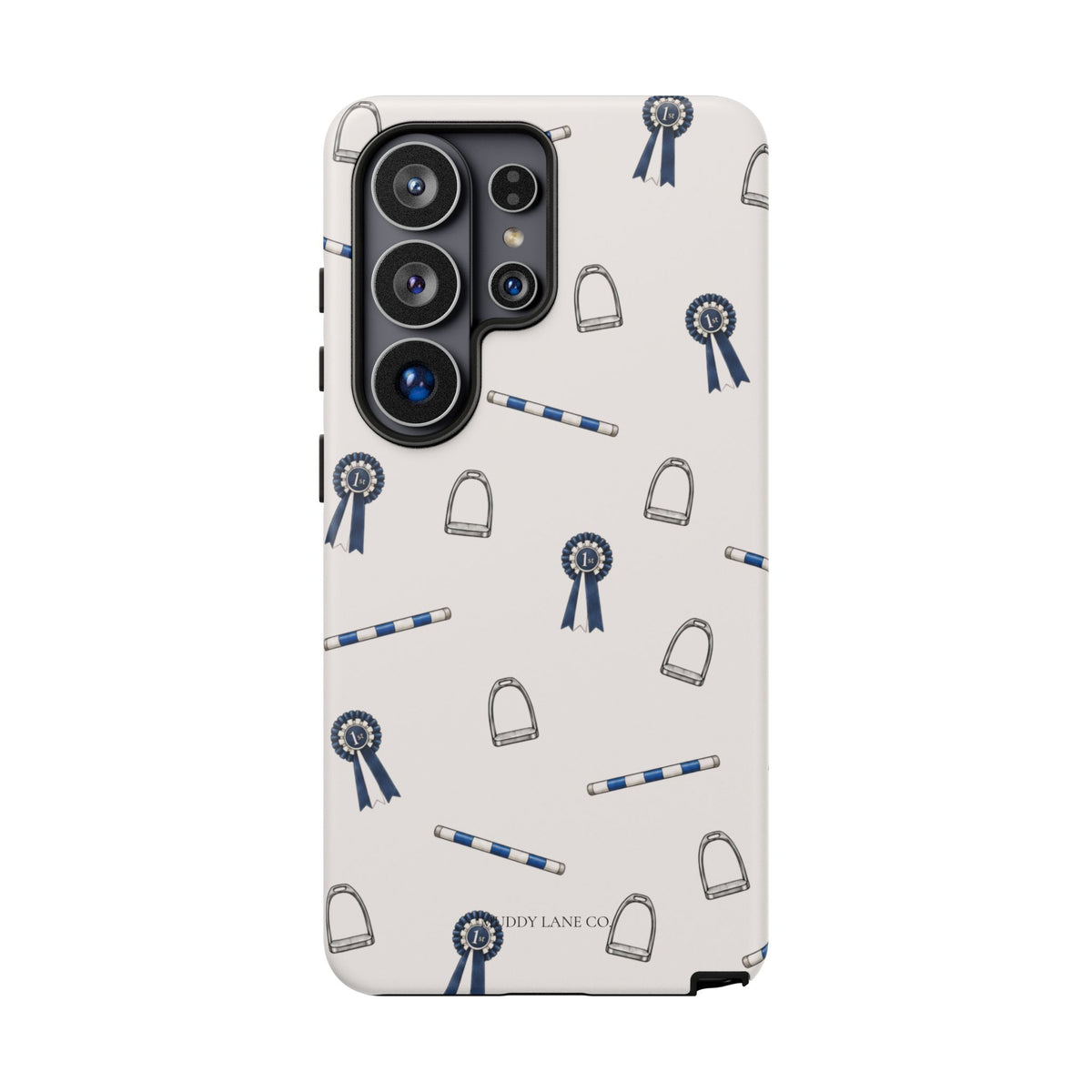 Show Day Pattern Tough Phone Case in Warm Cream Matte