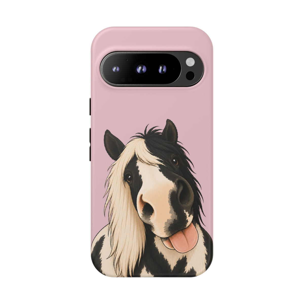 Cheeky Cob Tough Phone Case in Soft Rosette Pink Matte