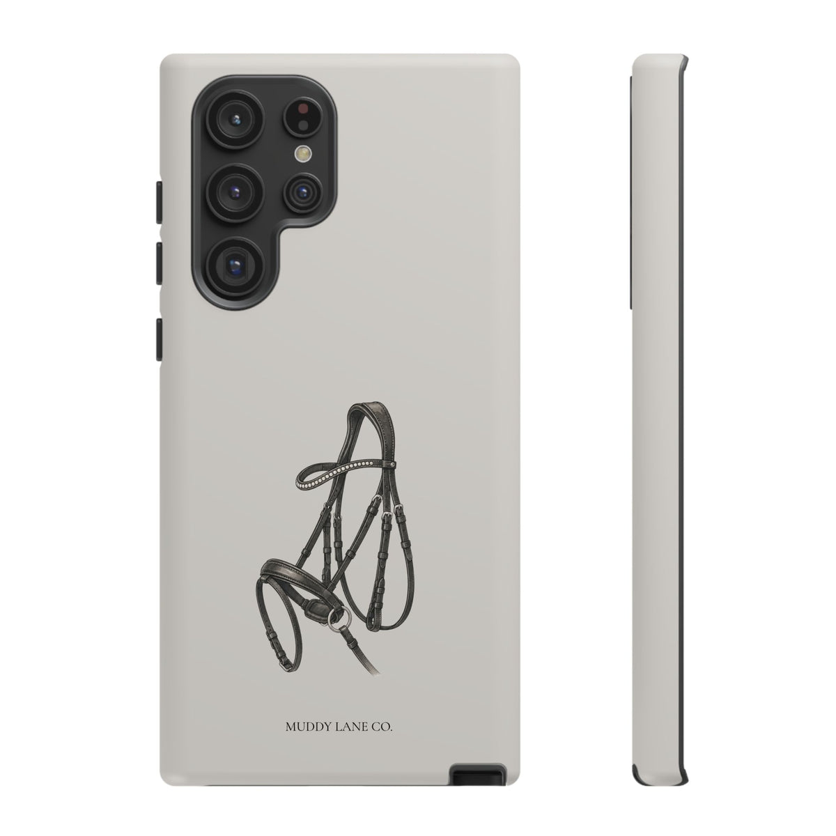Bridle Tough Phone Case in Soft Grey Matte