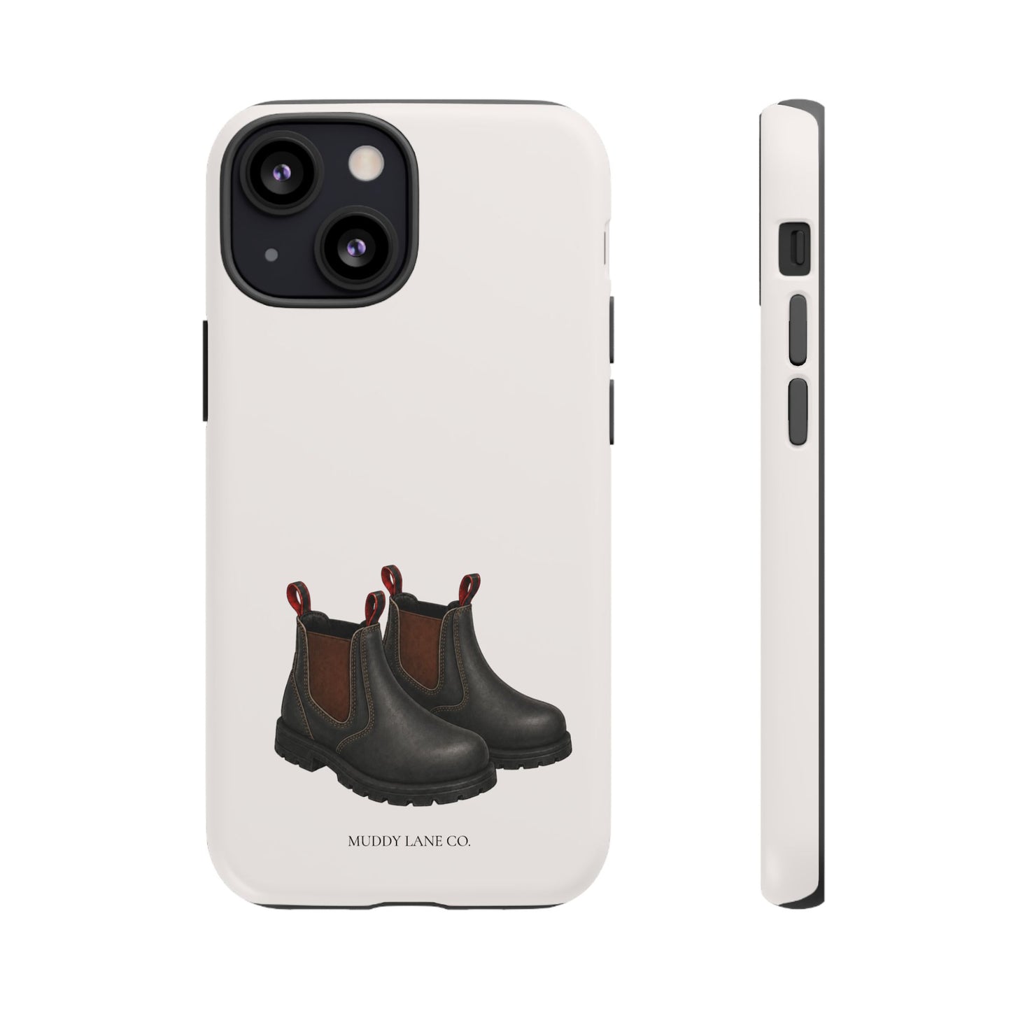 Yard Boots Tough Phone Case in Warm Cream Matte