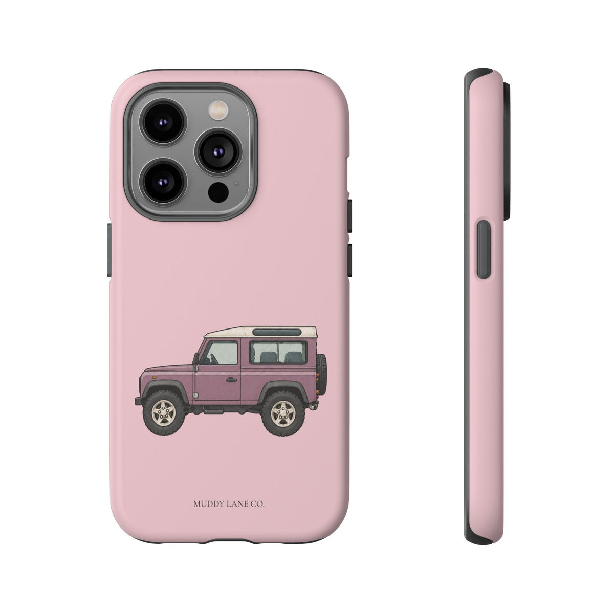 Pink Classic 4x4 Tough Phone Case in Soft Rosette Pink Matte