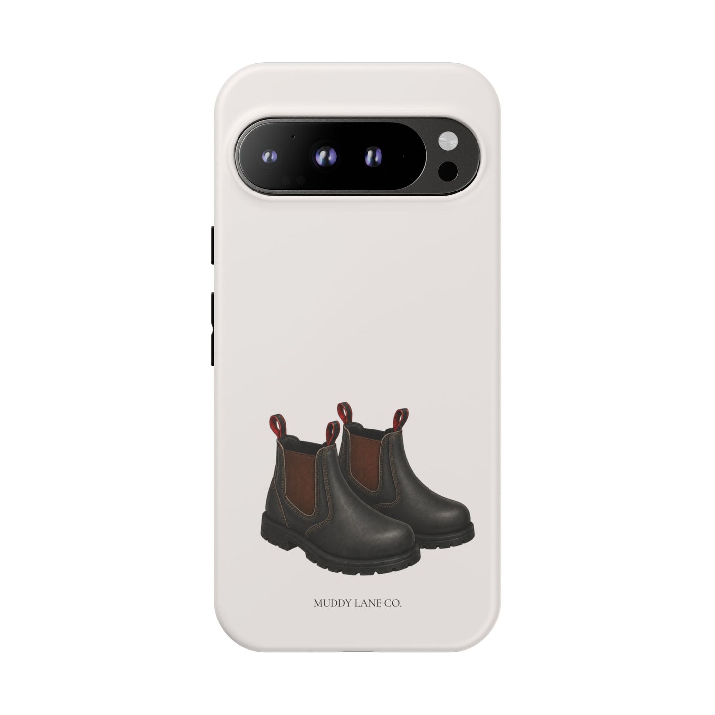 Yard Boots Tough Phone Case in Warm Cream Matte