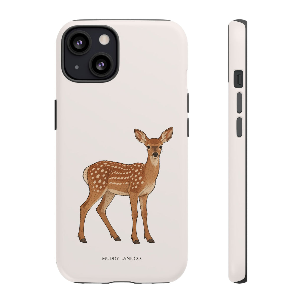 Fawn Tough Phone Case in Warm Cream Matte