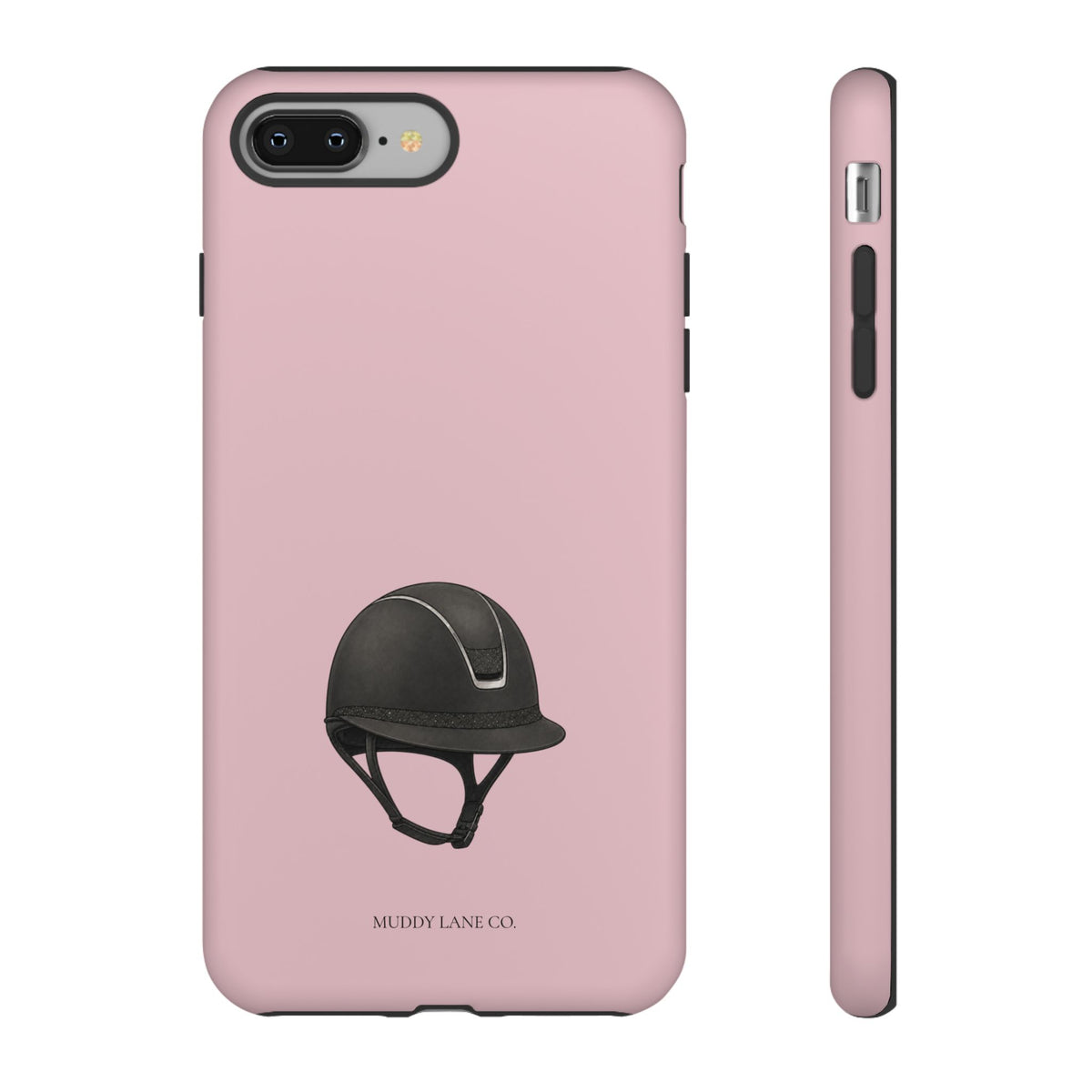 Riding Hat phone case in Soft Rosette Pink by Muddy Lane Co, photo 3