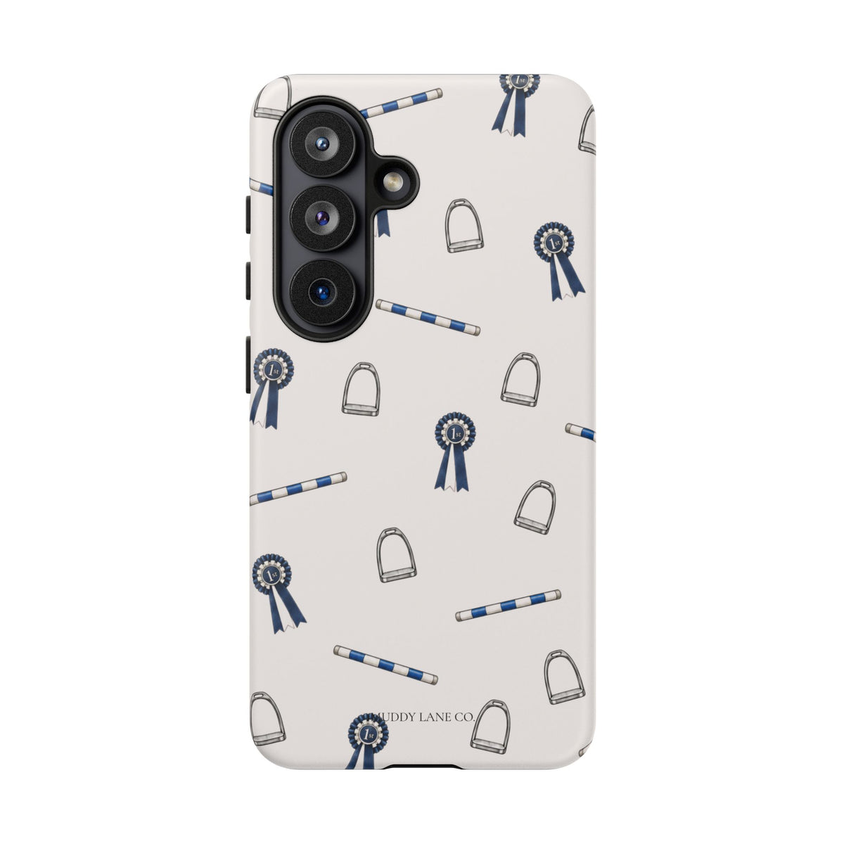 Show Day Pattern Tough Phone Case in Warm Cream Matte
