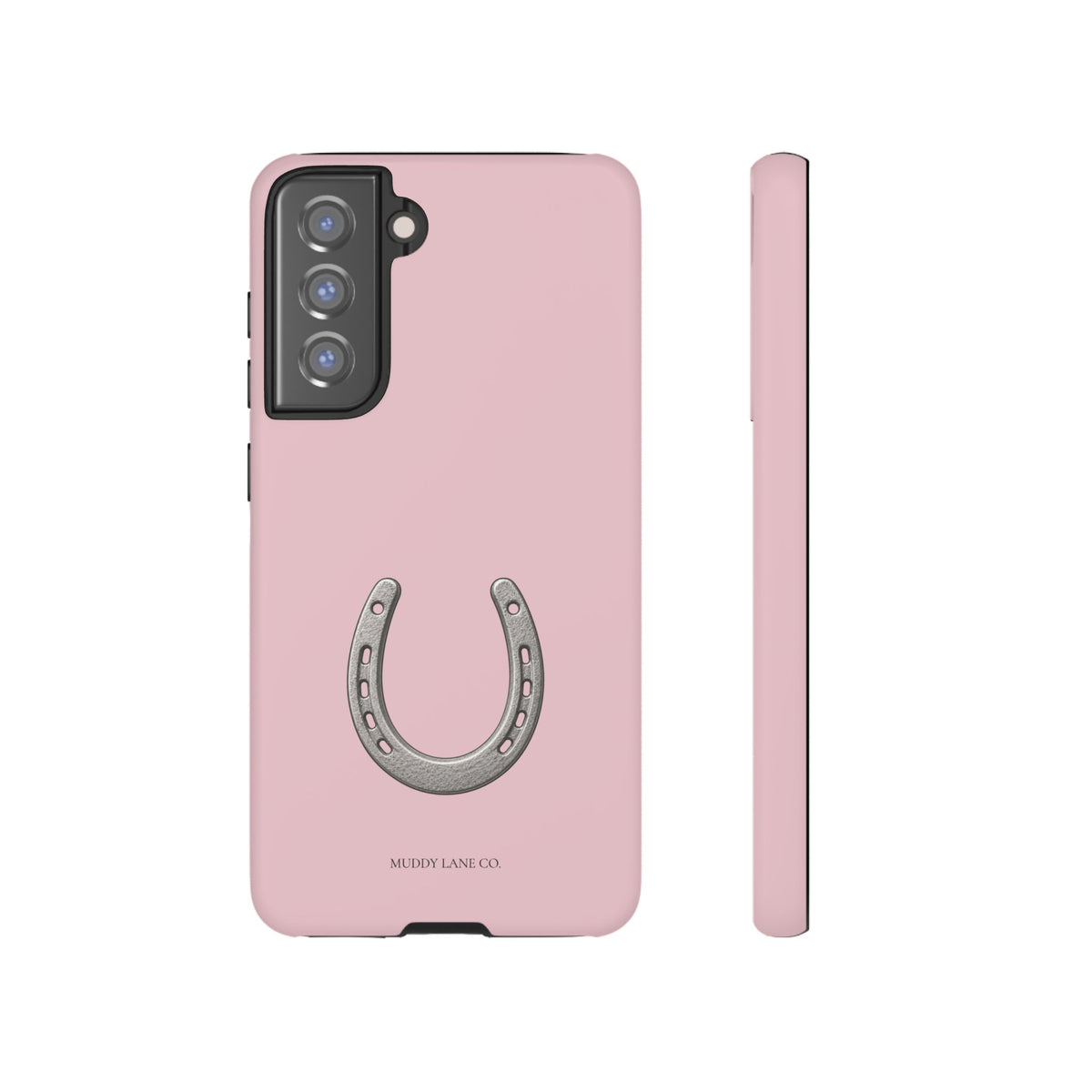 Horseshoe Tough Phone Case in Soft Rosette Pink Matte