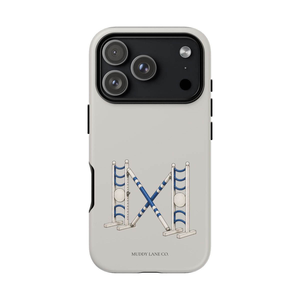Show Jump Tough Phone Case in Soft Grey Matte