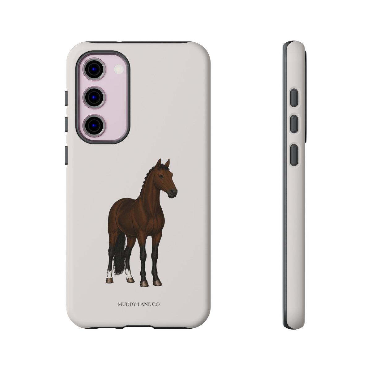 Bay Horse Tough Phone Case in Warm Cream Matte